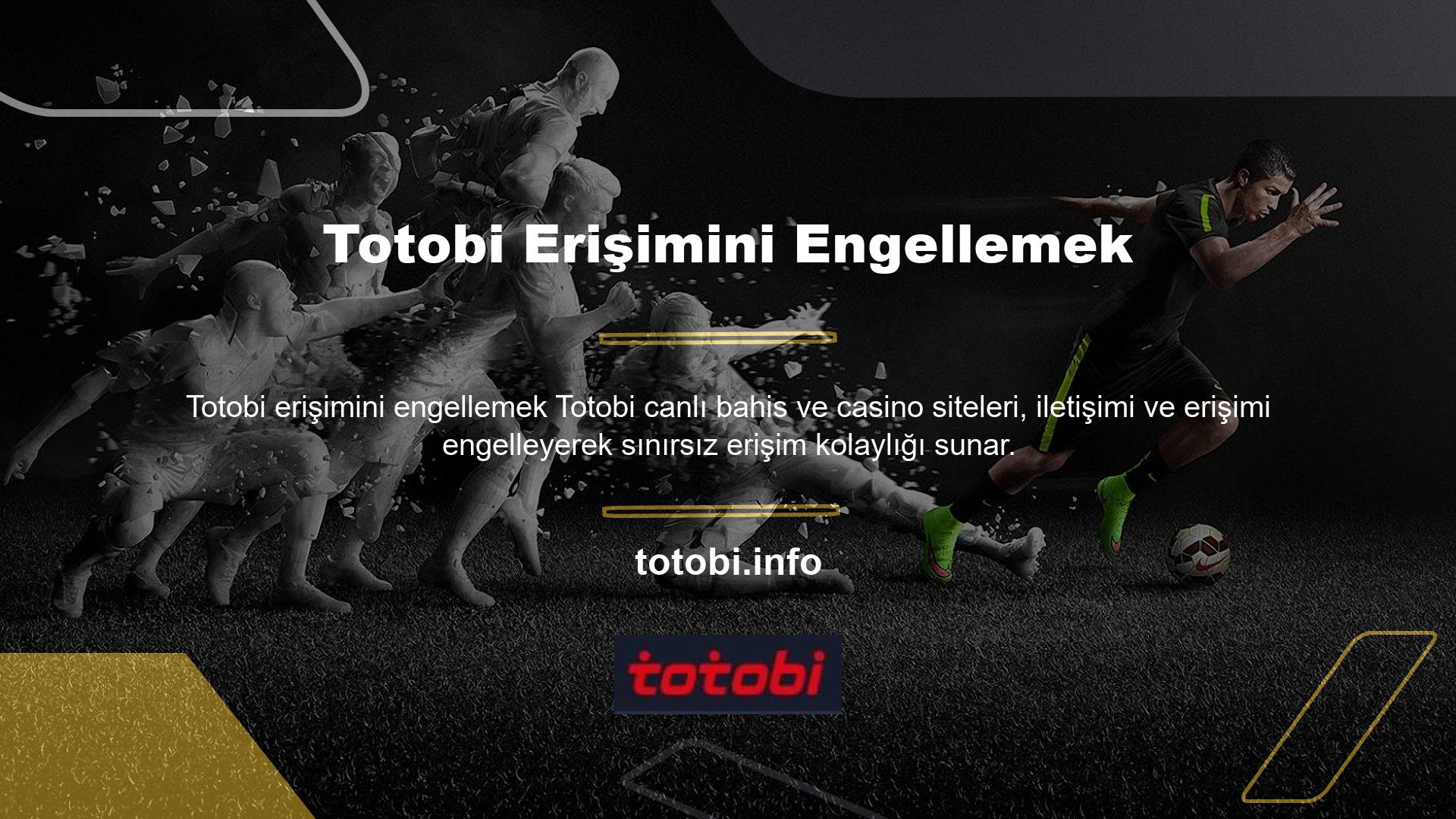 Spor bahisleri ve canlı bahis kampanyaları hem Totobi TV üzerinden hem de ana sayfa üzerinden takip edilebilir