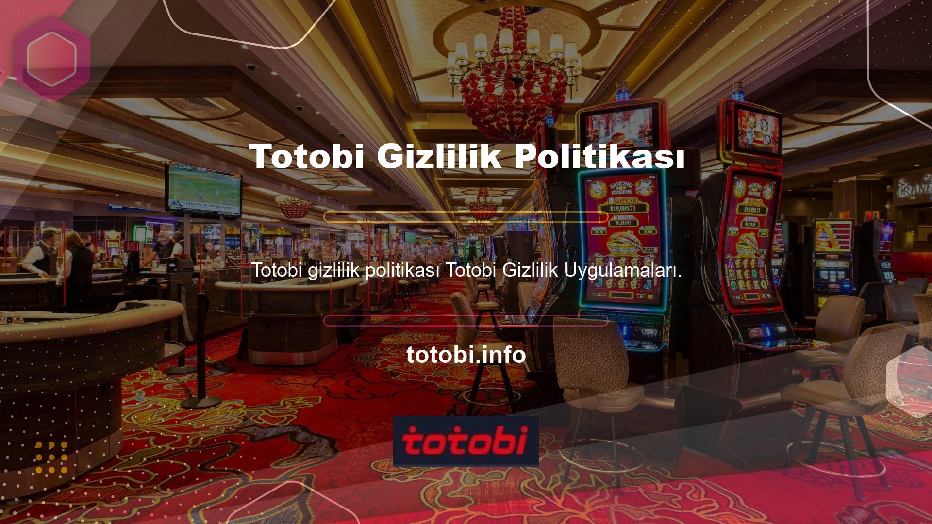 Totobi web sitesi, en iyi deneyimi sağlamak, sahte kullanıcıları önlemek ve herkese dürüst hizmet sunmak için bir gizlilik politikasına sahiptir