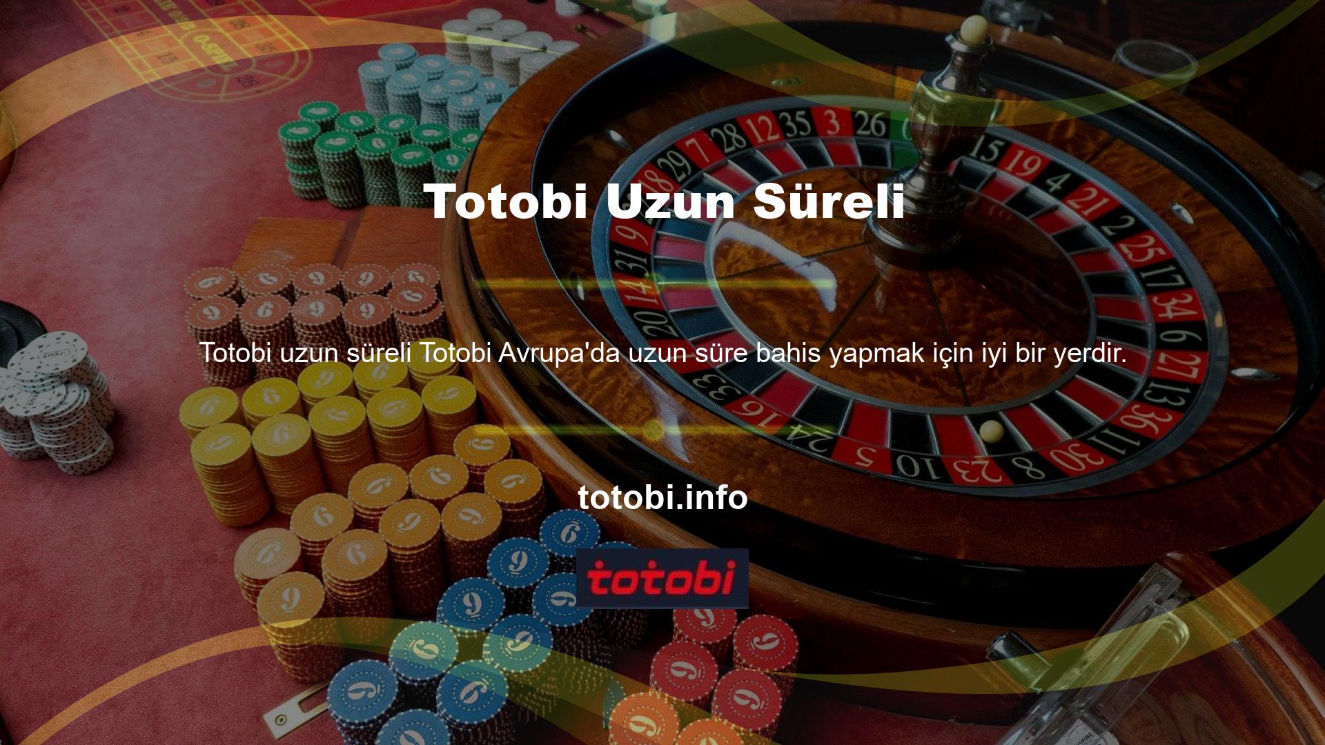 Şu anda gösterilen bağlantıya tıklayarak bahis, canlı bahis izlemek ve casino oyunları oynamanın birçok farklı yolunu bulabileceğiniz Totobi Sanal Bahis Turnuvası sitesine katılabilirsiniz